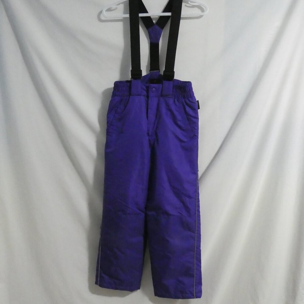 ALPINETEK | medium 12 (10-12) | Purple Ski - Snow - Snowboard Pants W/ Suspender